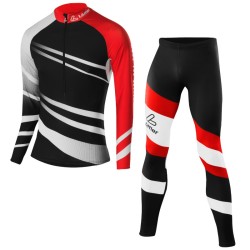 Löffler Damen Langlauf Rennanzug WorldCup 2020 schwarz-rot